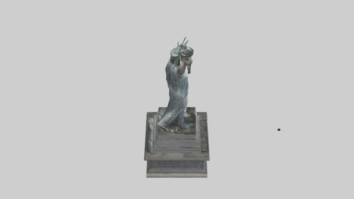 3D model Eternal Struggle for Liberty statue model VR / AR / low-poly