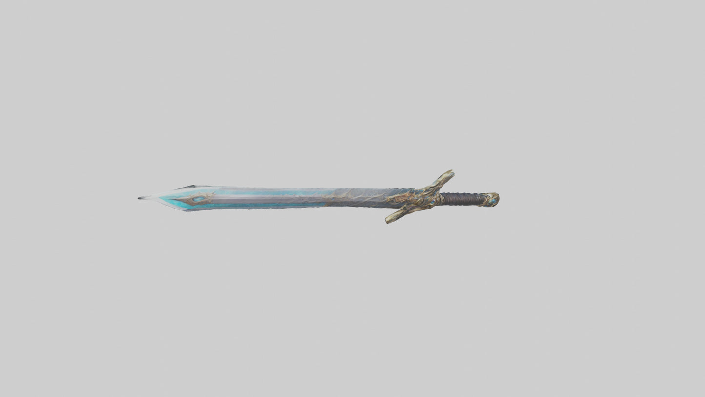 3D model Eternal Sword model VR / AR / low-poly