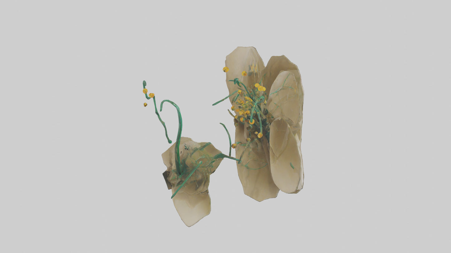 EverGrowing Flower Sculpture model 3D model