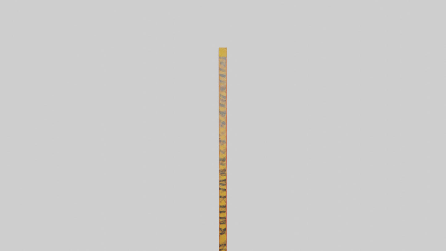 Falling Debris Caution Sign model 3D model