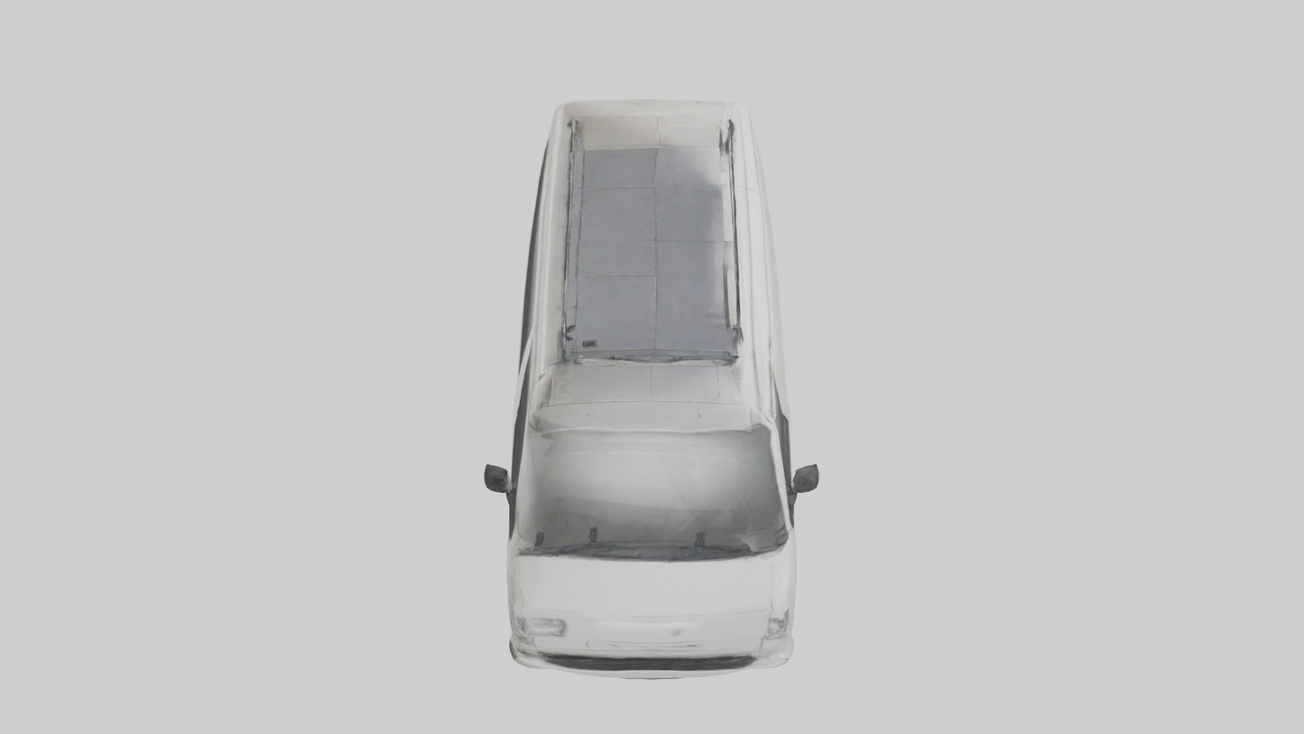 3D model Family Van with Sliding Doors model VR / AR / low-poly