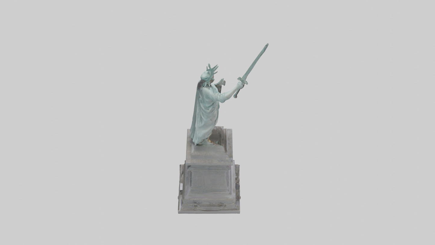 Final Stand for Liberty statue model 3D model