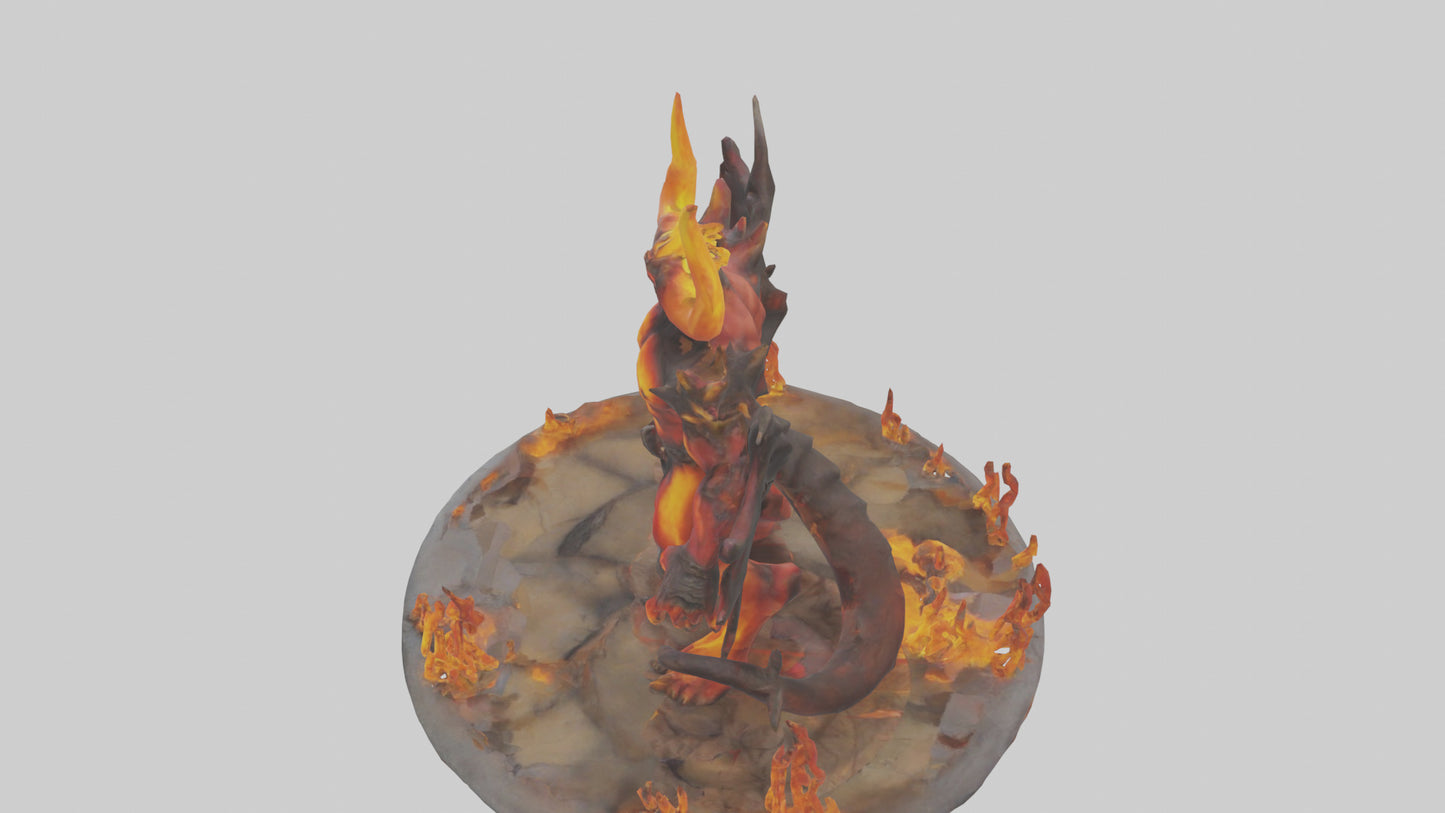 Fire Demon King model 3D model