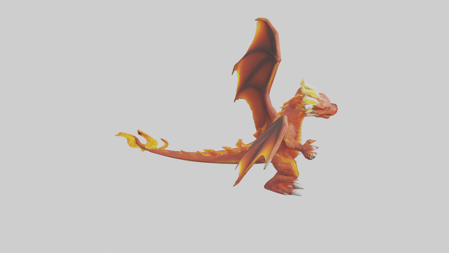 Fire Dragon model 3D model