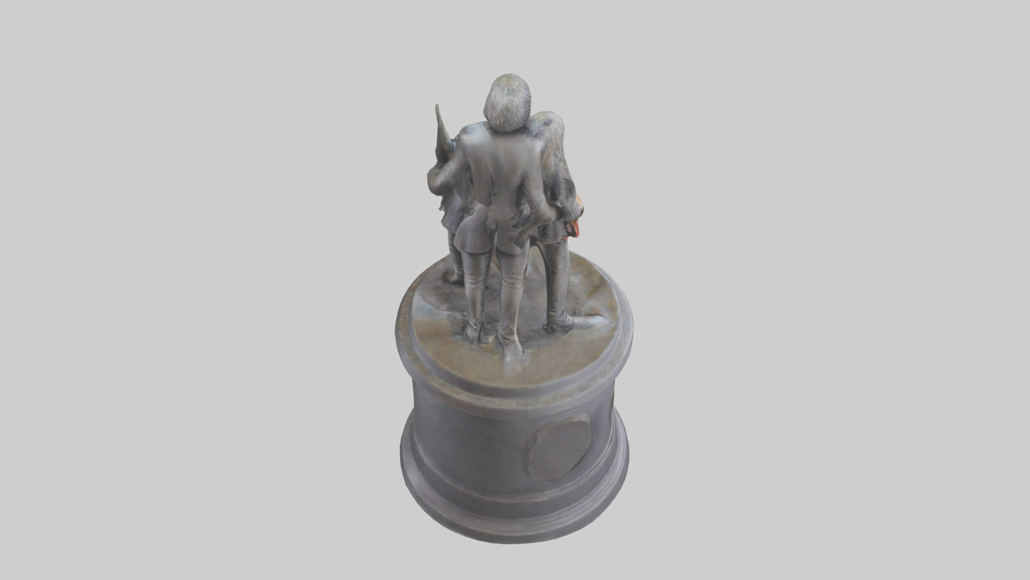 Fleetwood Mac statue model VR / AR / low-poly