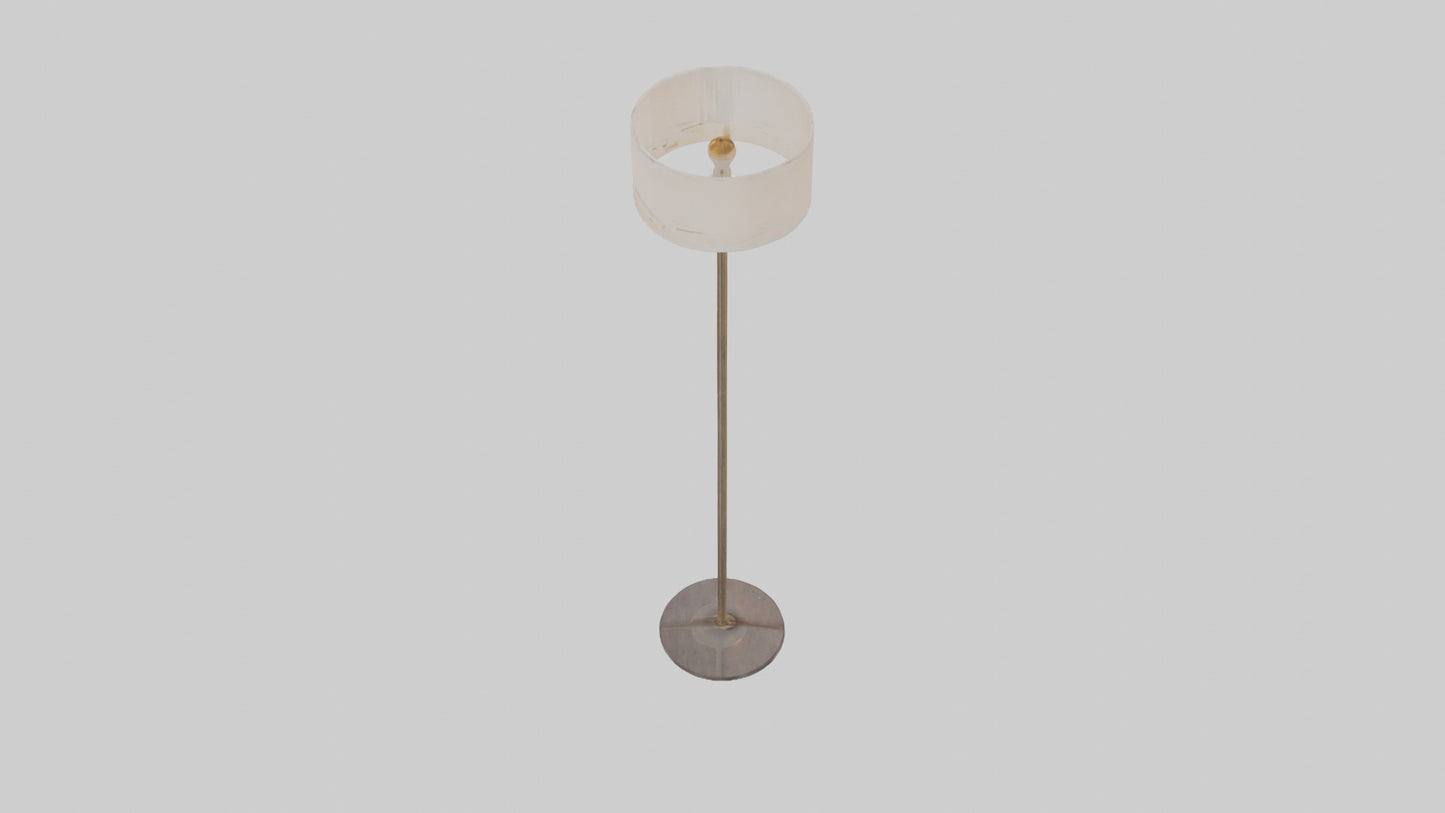 Floor lamp base model VR / AR / low-poly