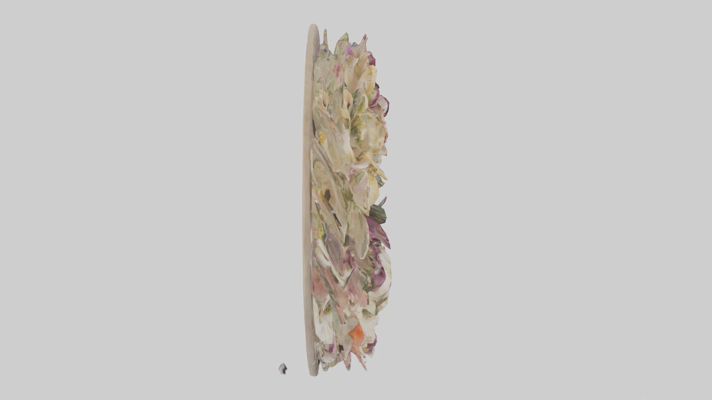 3D model Floral Wall Hangings VR / AR / low-poly