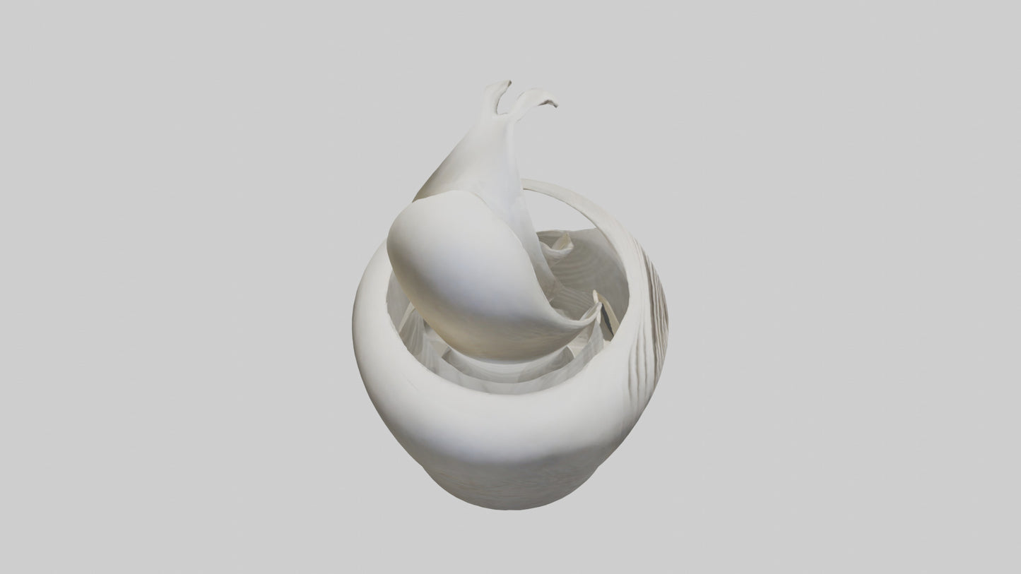 Flowing Organic Form Sculpture model 3D model