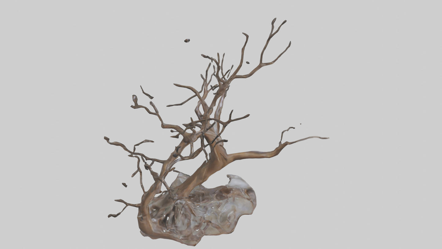 Fluid Branch Sculpture model 2 3D model