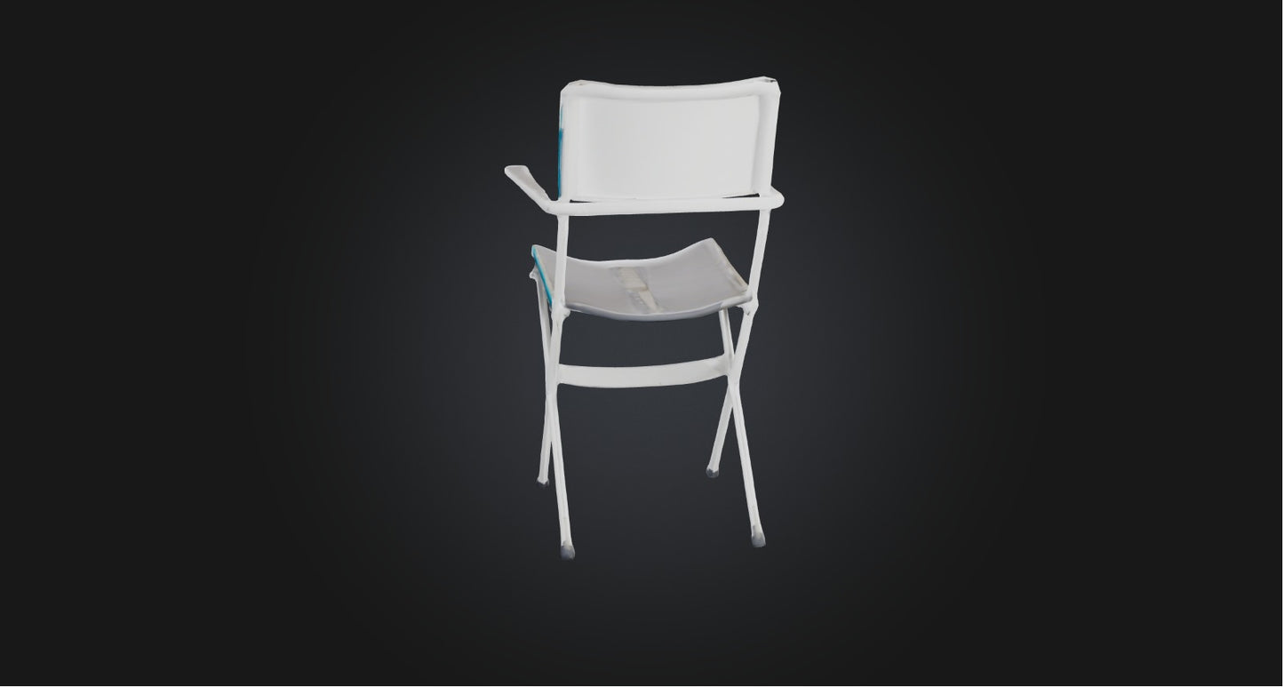 3D model Folding chair VR / AR / low-poly