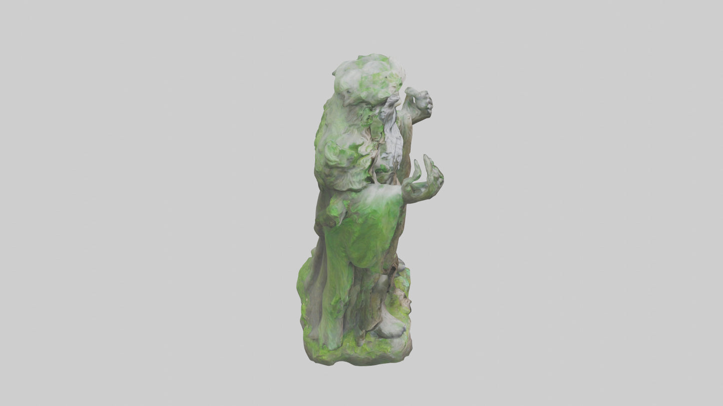 Forest Guardian statue model 3D model
