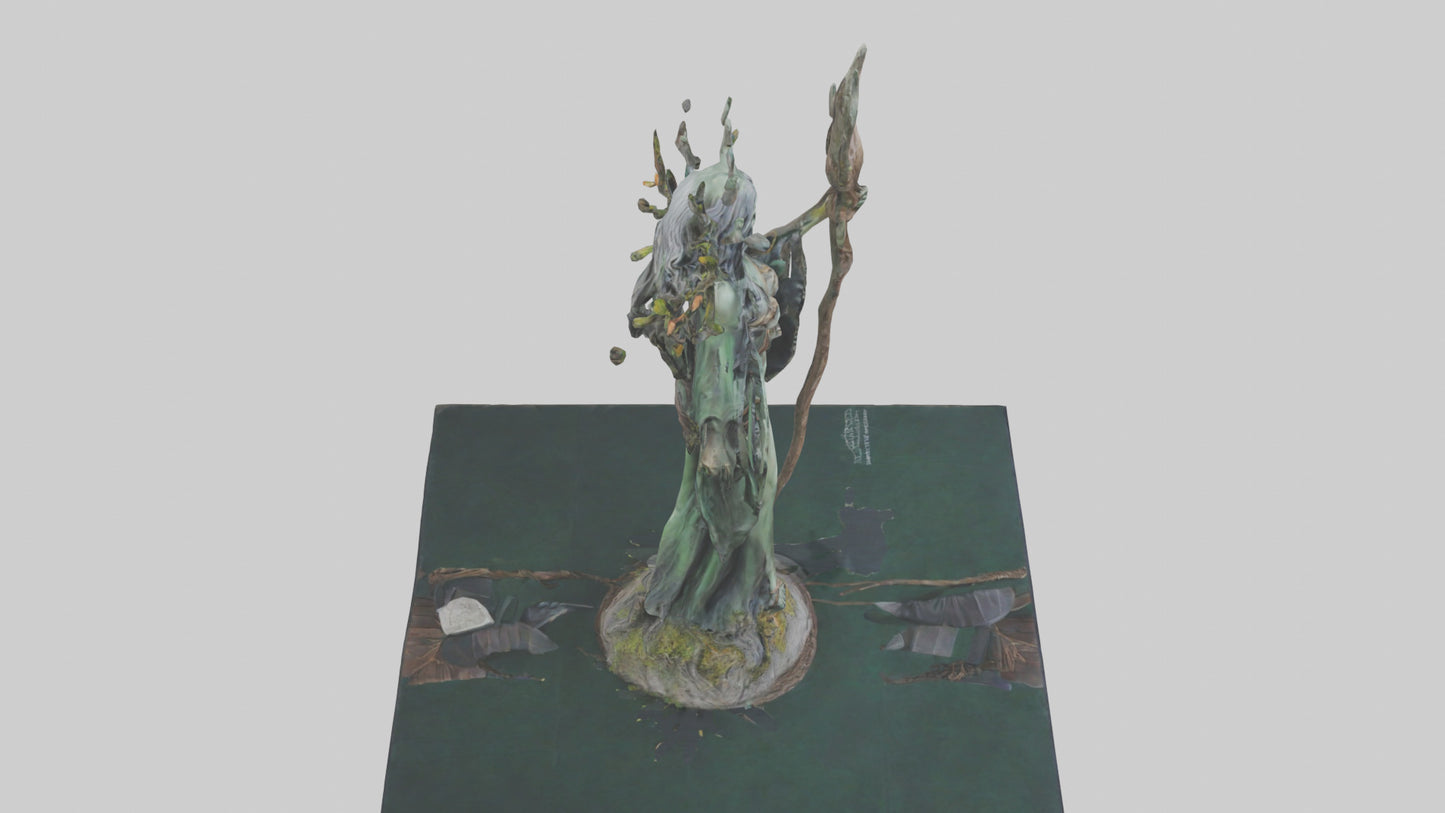 Forest Witch statue model 3D model