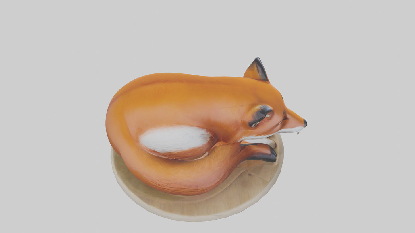 Fox sleeping model 3D model