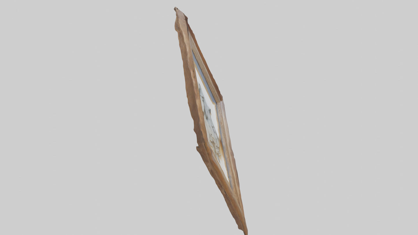 Framed artwork model 3D model