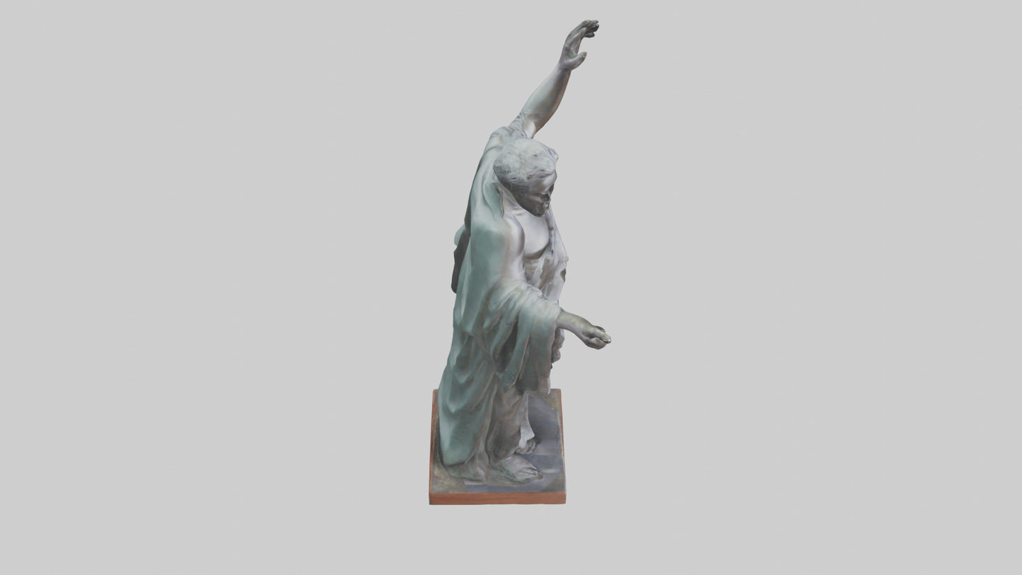 Freedman statue model 3D model