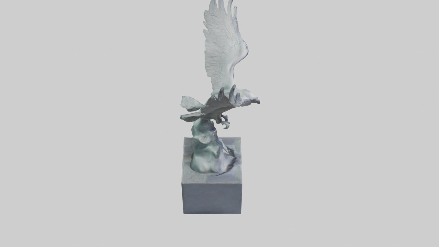 Freedom to Fly statue model 3D model