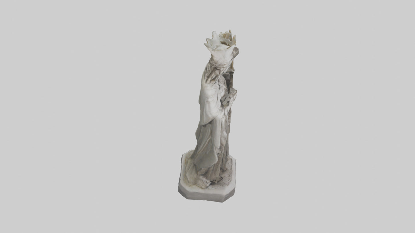 Frigg statue model 3D model