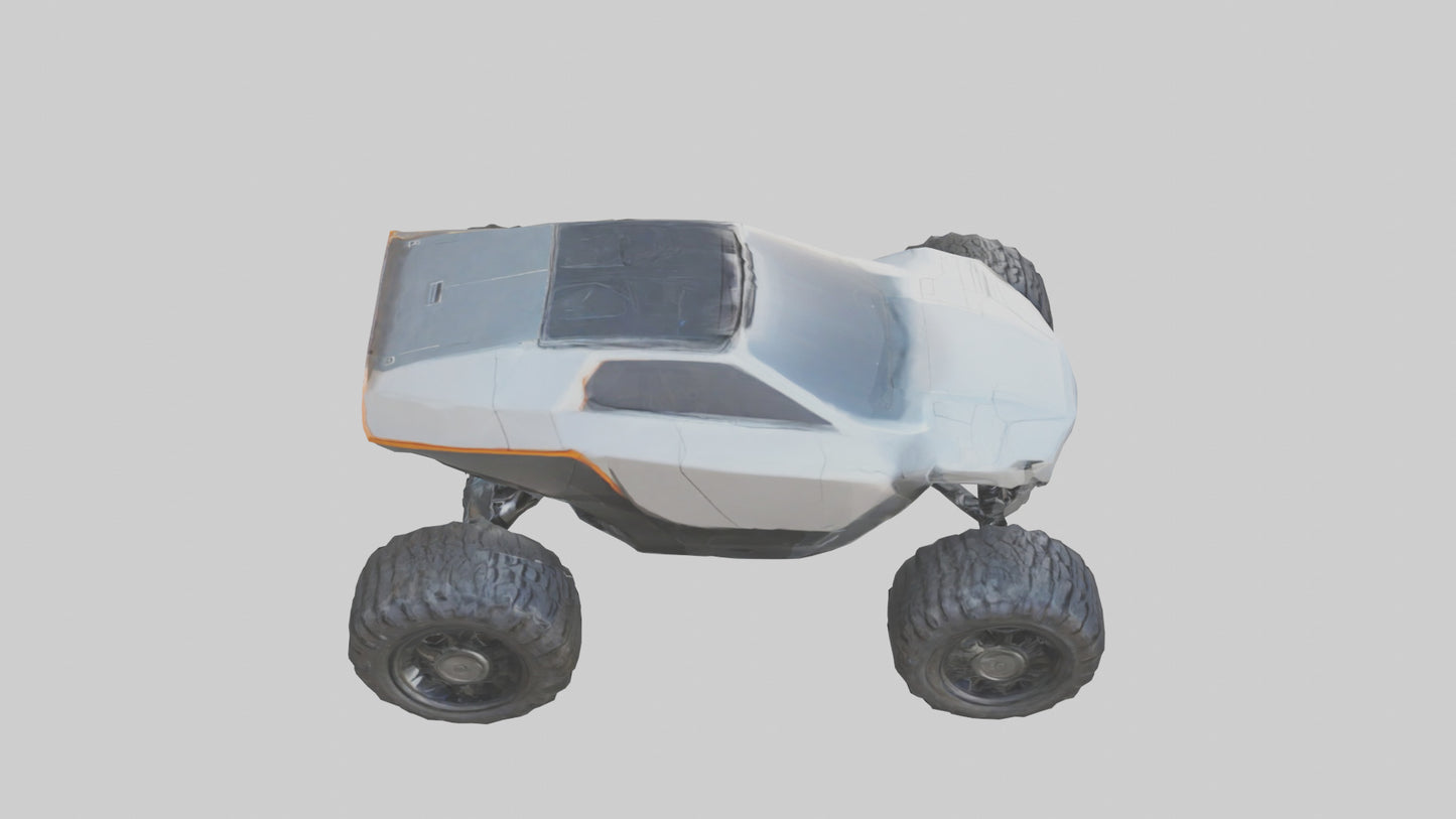 Futuristic Allterrain Vehicle model 3D model