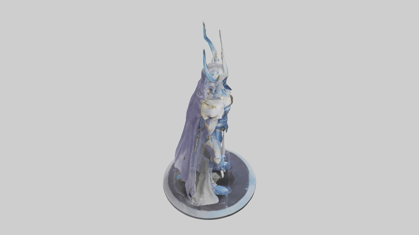 Galactic Overlord statue model 3D model