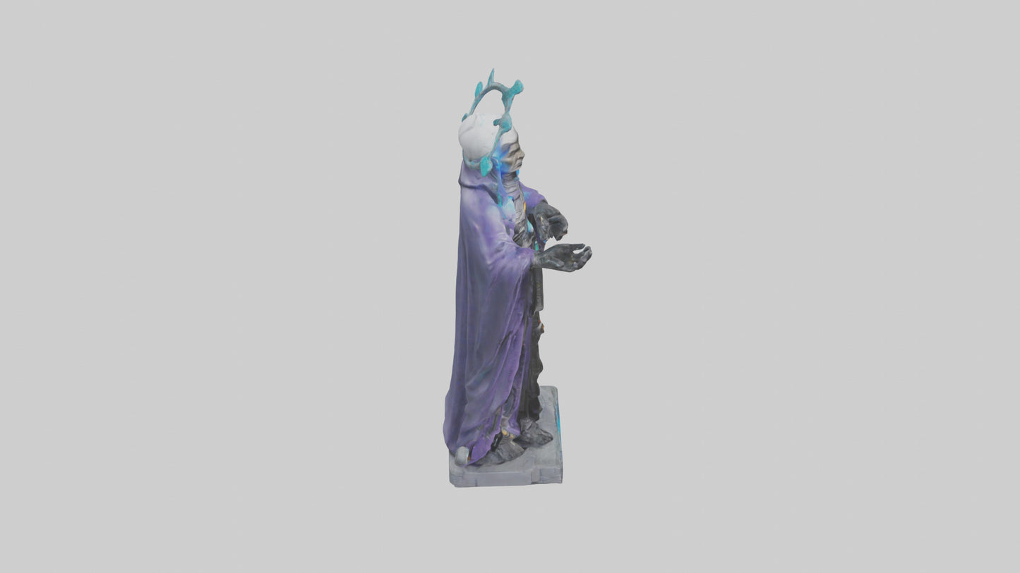 Galactic Priest statue model 3D model