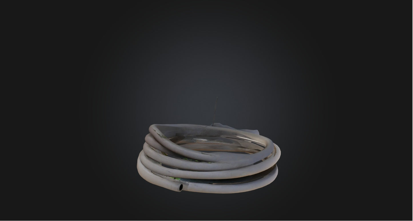 3D model Garden hose VR / AR / low-poly