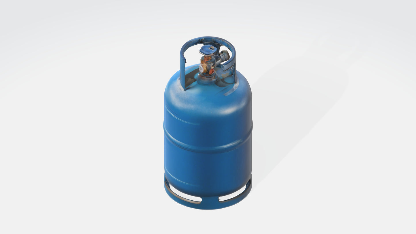 3D model Gas Cylinder 3 VR / AR / low-poly