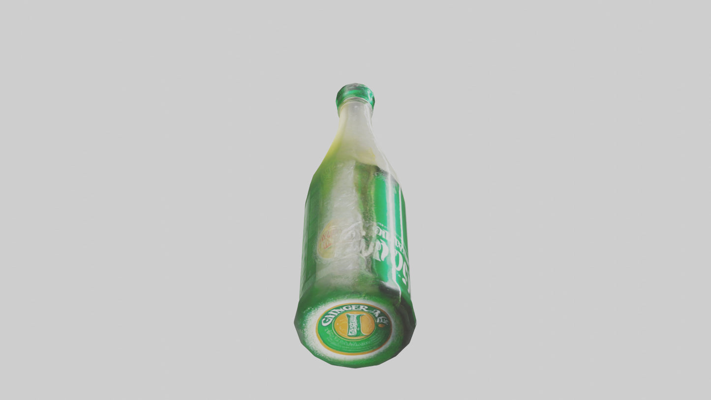 3D model Ginger ale model VR / AR / low-poly