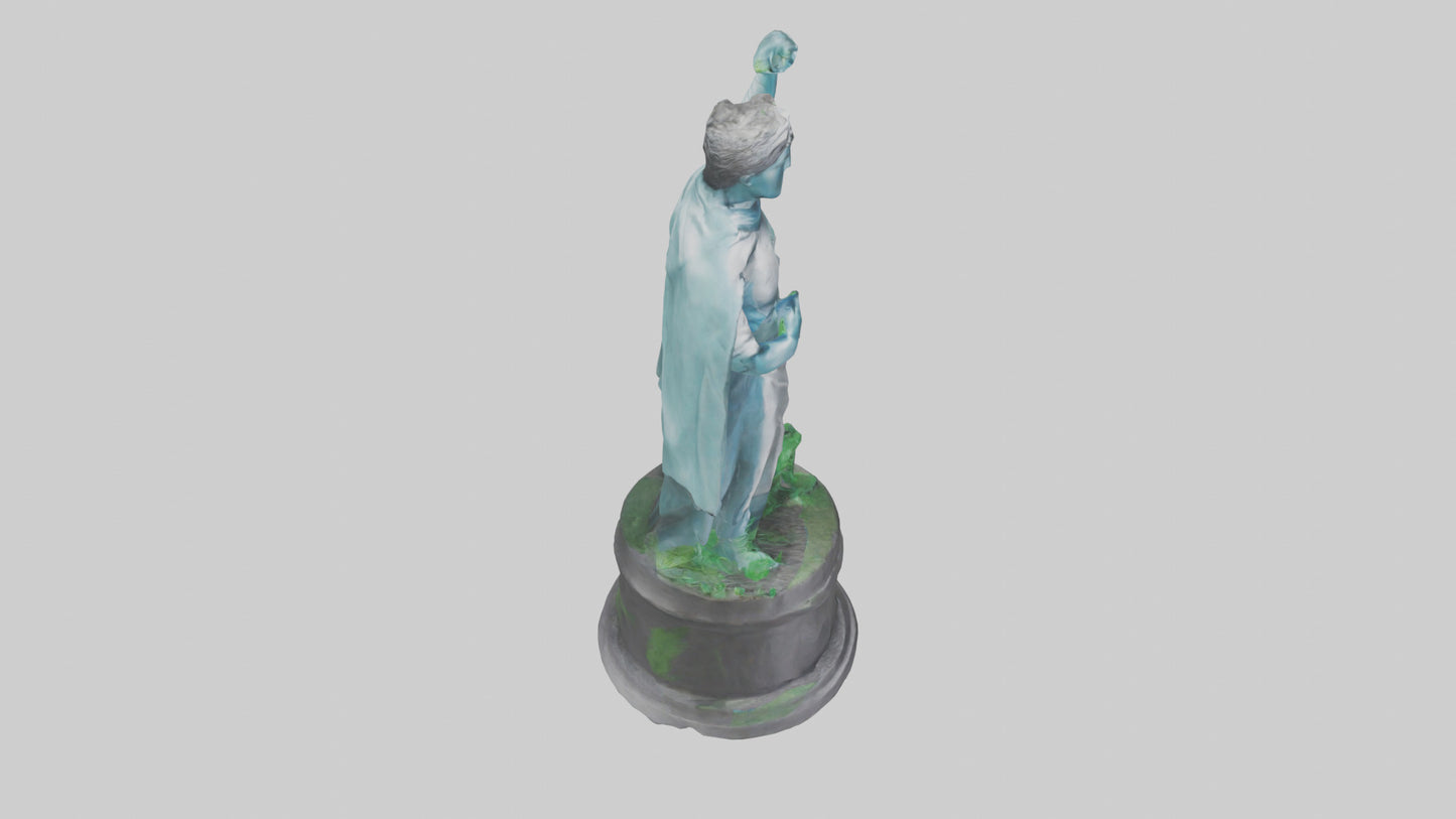 3D model Global Sustainability Hero Statue model VR / AR / low-poly