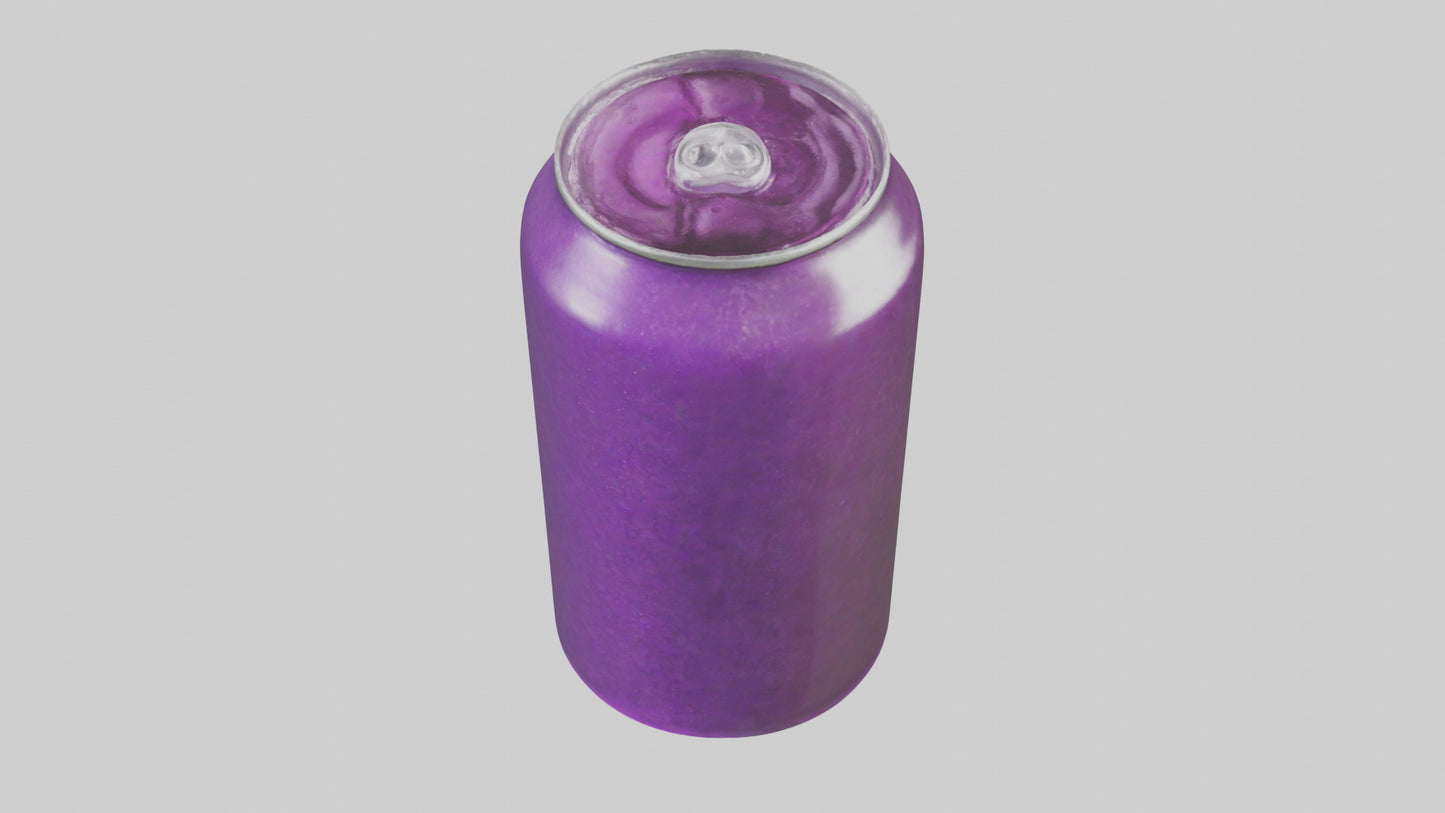 3D model Grape soda model VR / AR / low-poly