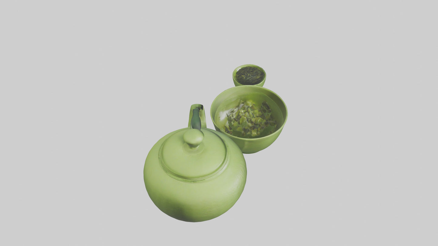 3D model Green tea model VR / AR / low-poly