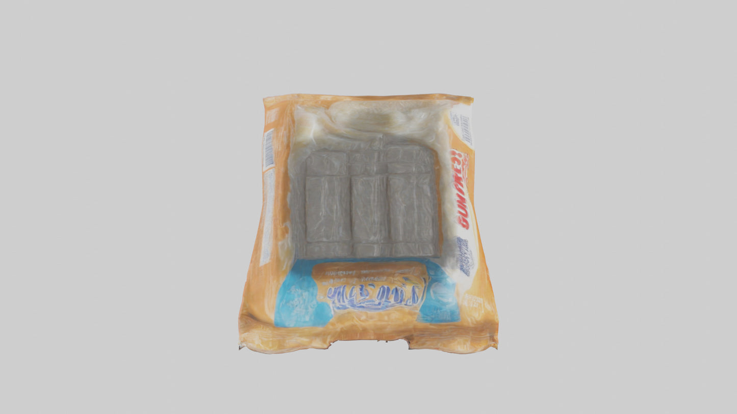 3D model Gum Pack model VR / AR / low-poly