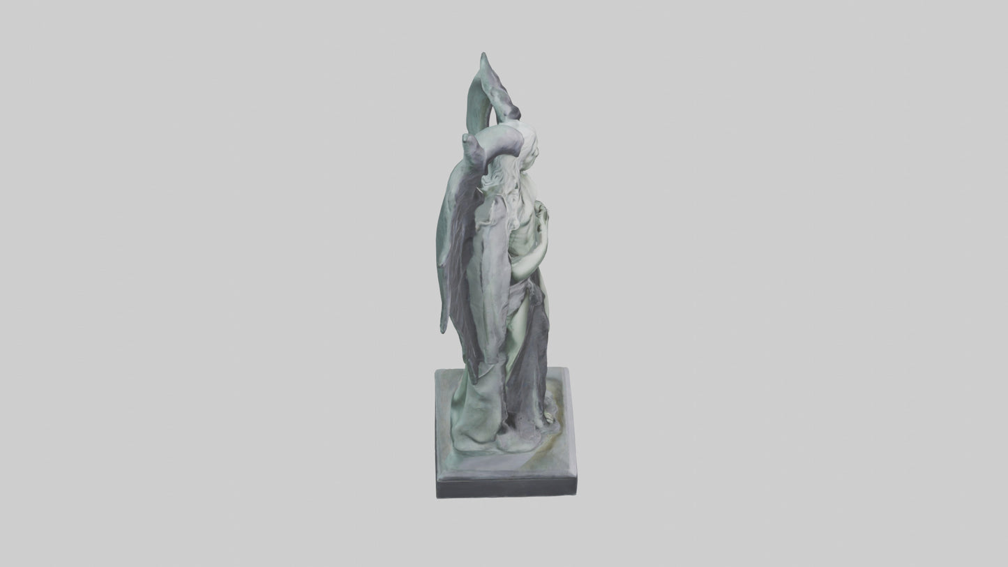 3D model Hel statue model VR / AR / low-poly