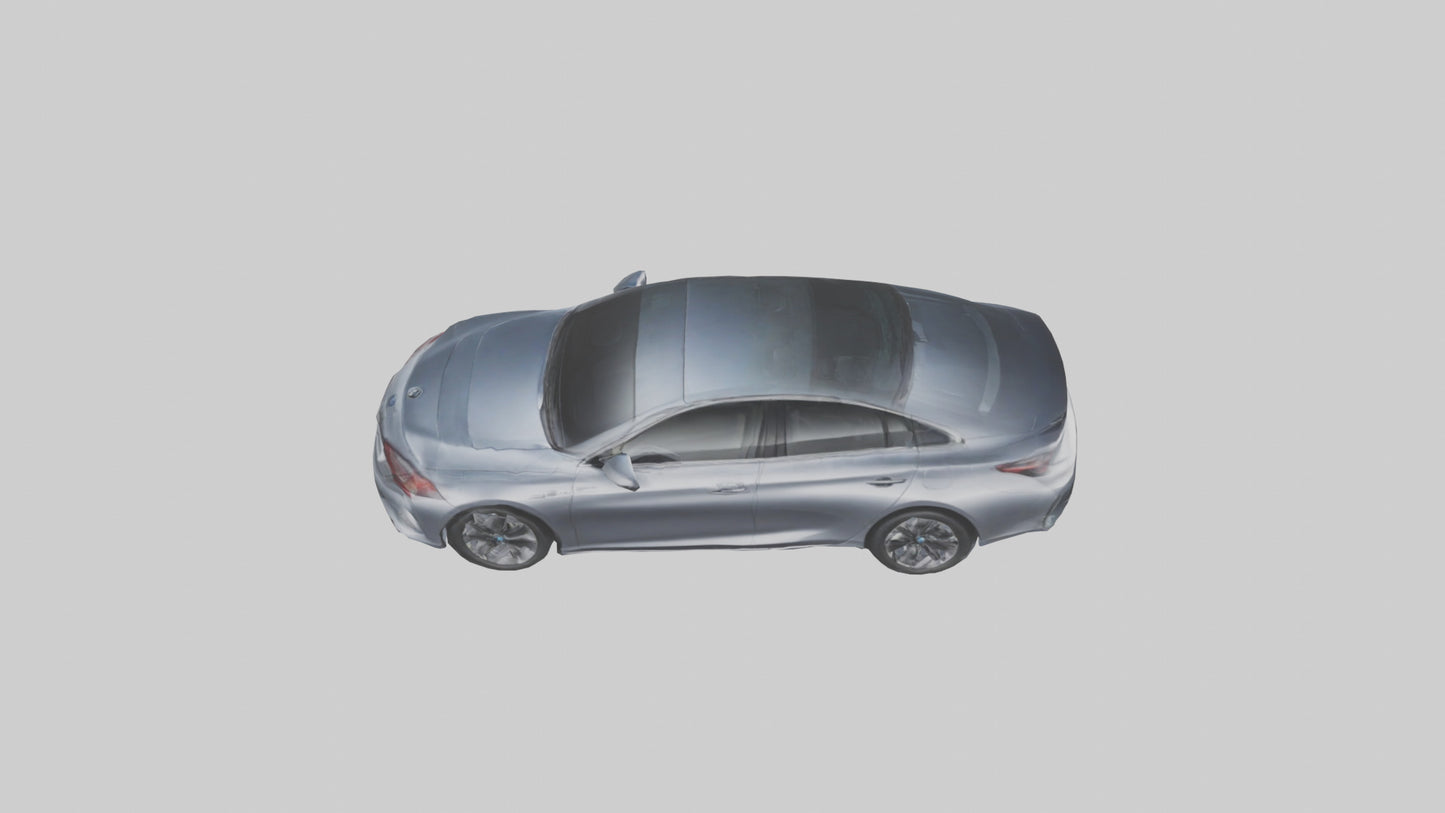 3D model Hightech Hybrid Sedan model VR / AR / low-poly