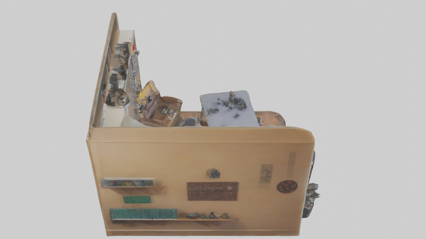 3D model Hobby Room VR / AR / low-poly
