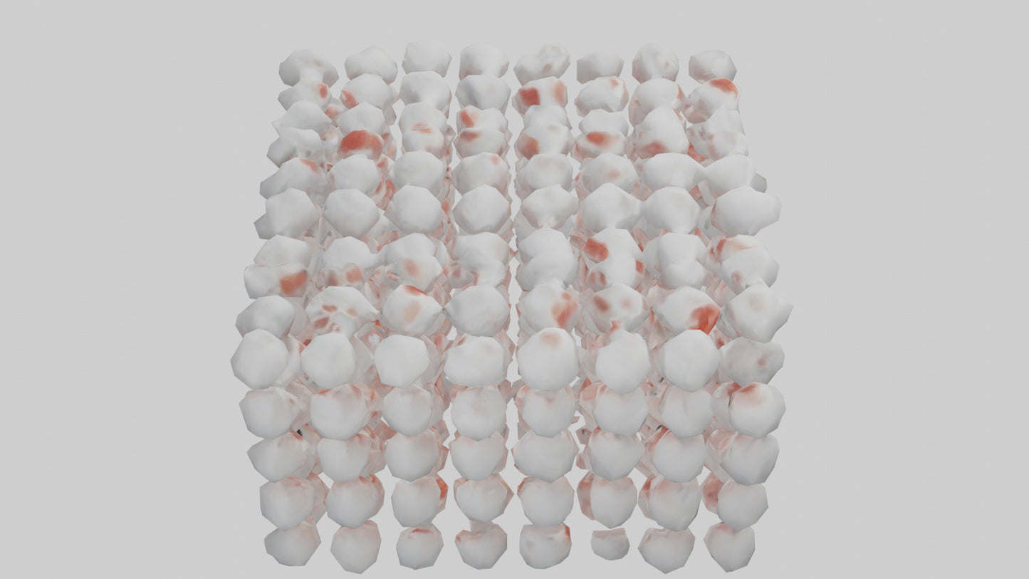 3D model Human White Blood Cells Model VR / AR / low-poly