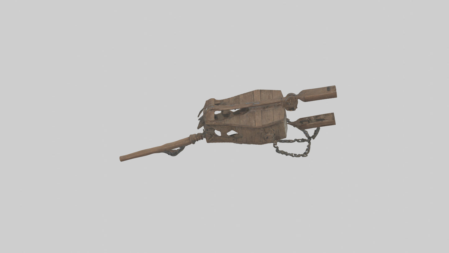Hunters Trap model VR / AR / low-poly
