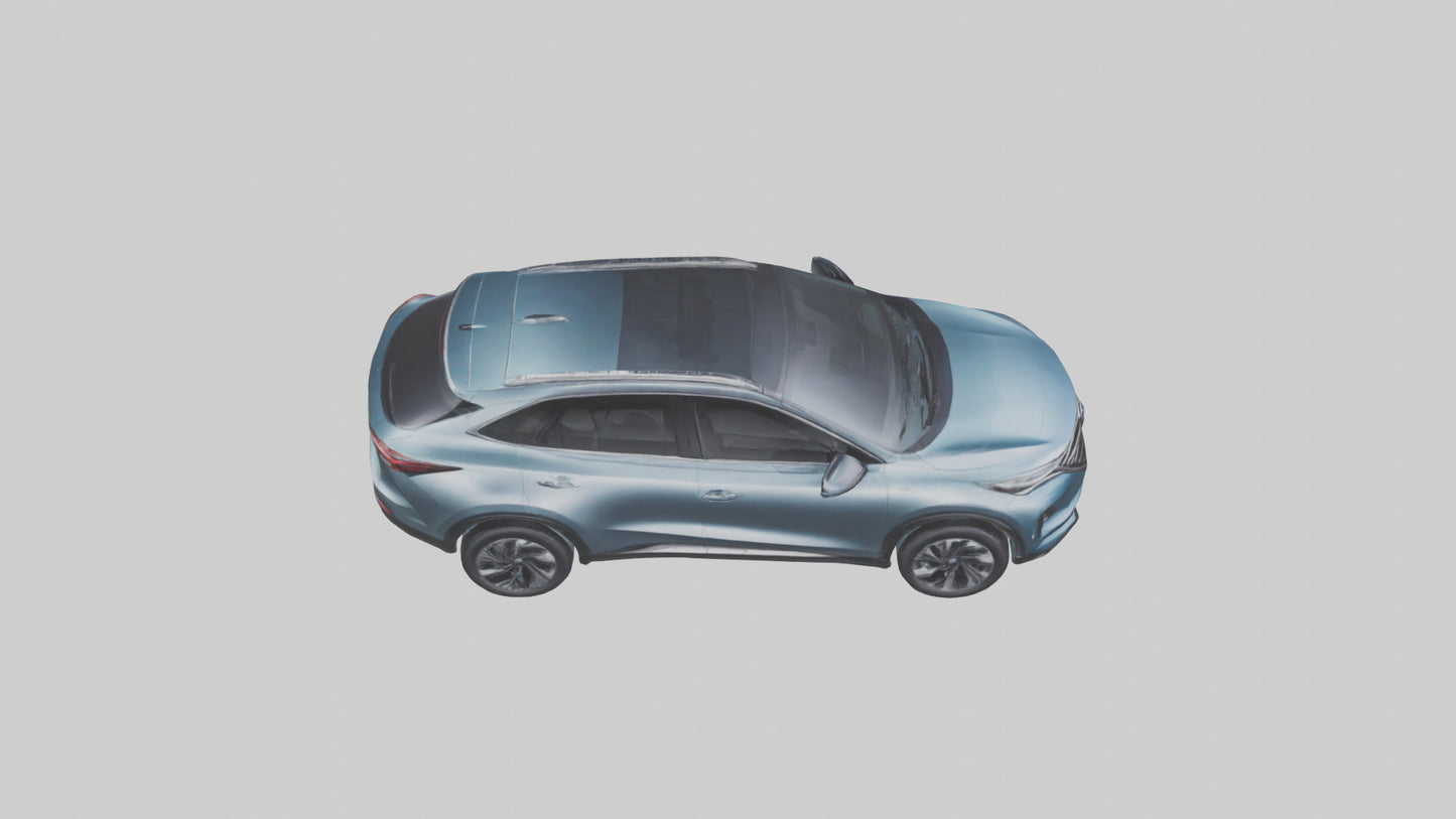 3D model Hybrid Crossover SUV model VR / AR / low-poly