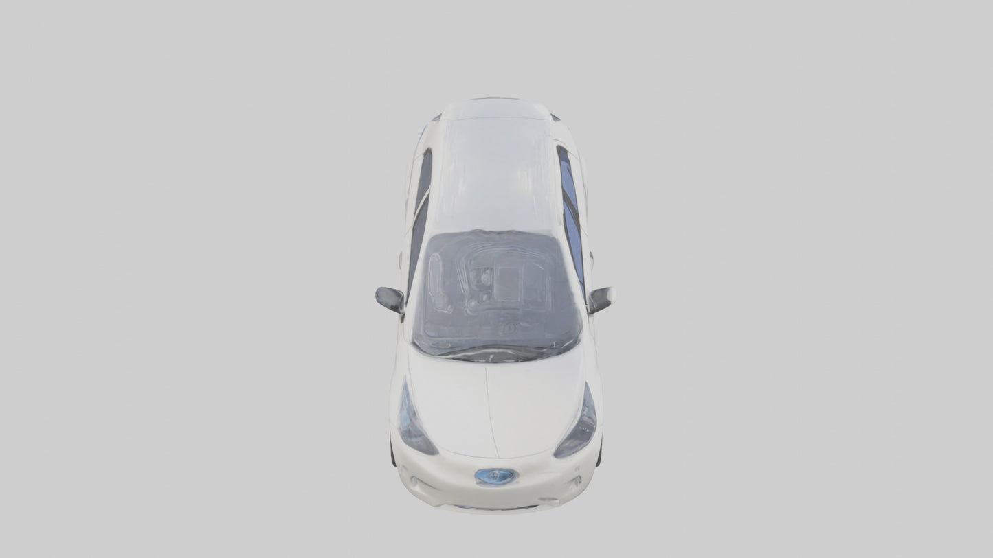 3D model Hyperefficient City Car model VR / AR / low-poly