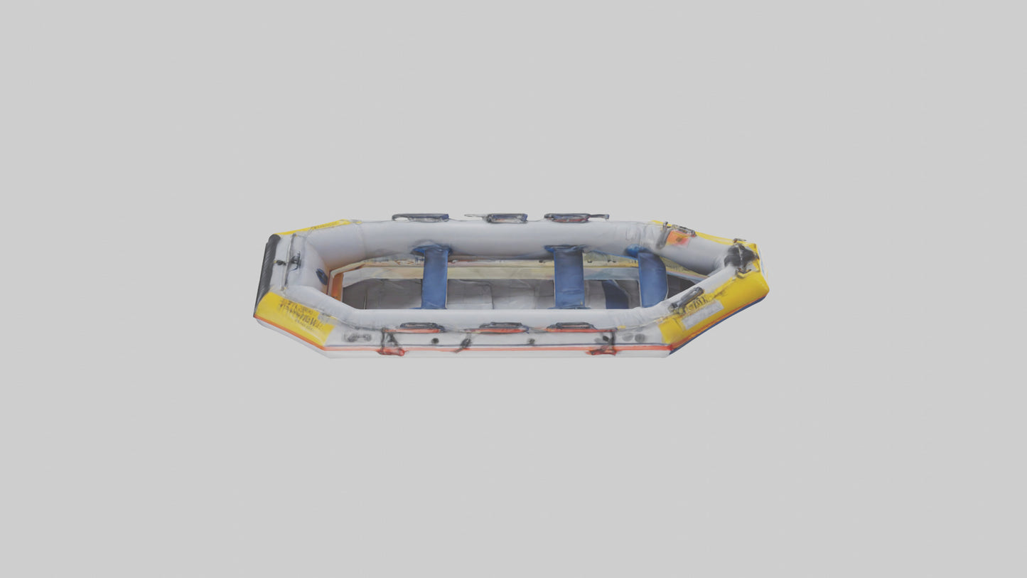 3D model Inflatable Boat model VR / AR / low-poly