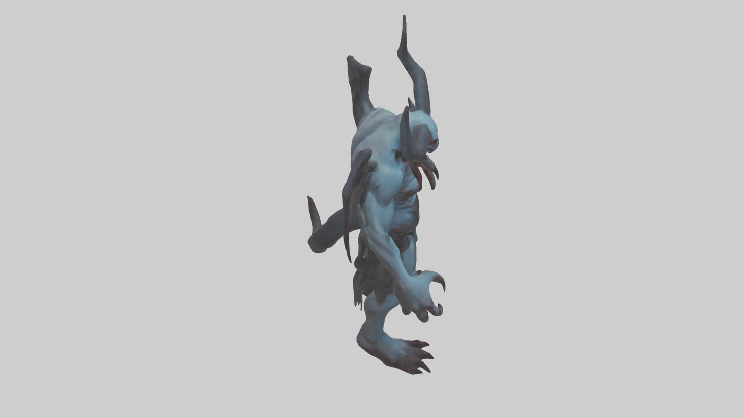 3D model Insidious demon model VR / AR / low-poly