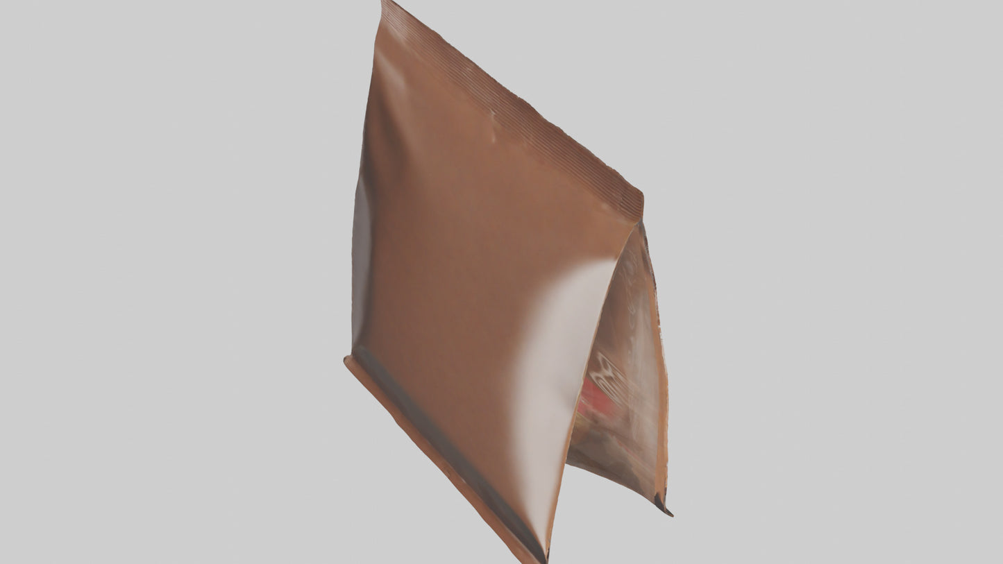 Instant Coffee Pack model VR / AR / low-poly