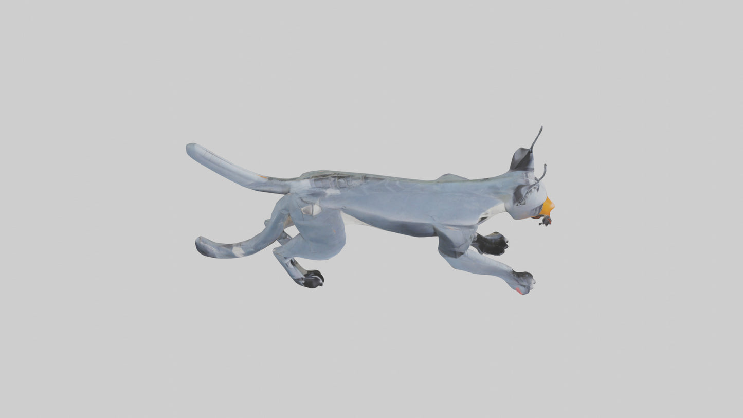 Kartikeya statue model VR / AR / low-poly