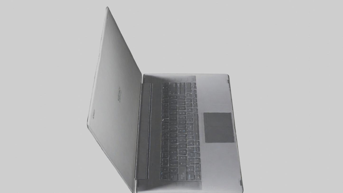 3D model Laptop model VR / AR / low-poly