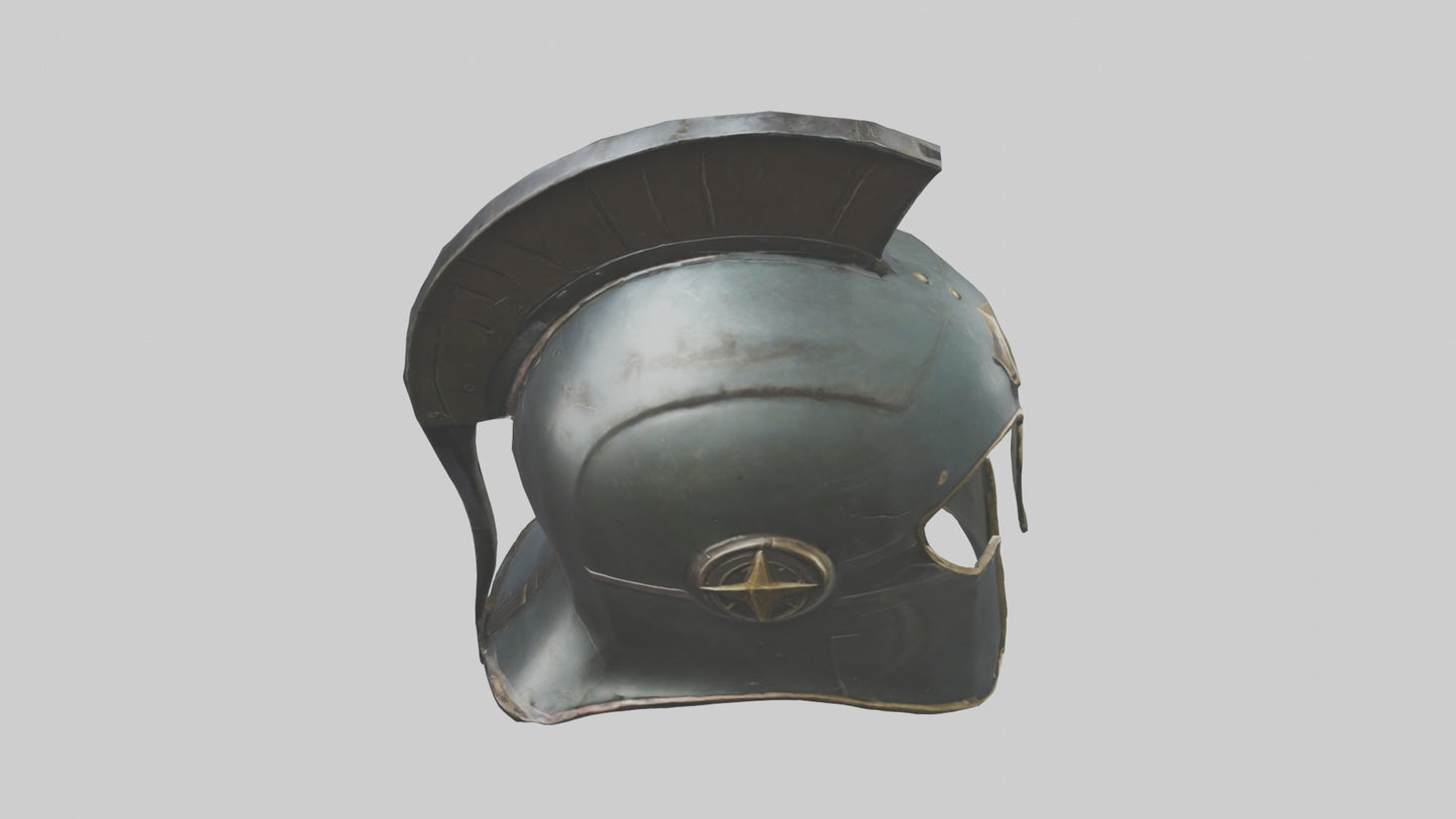 3D model Legendary Helmet model VR / AR / low-poly