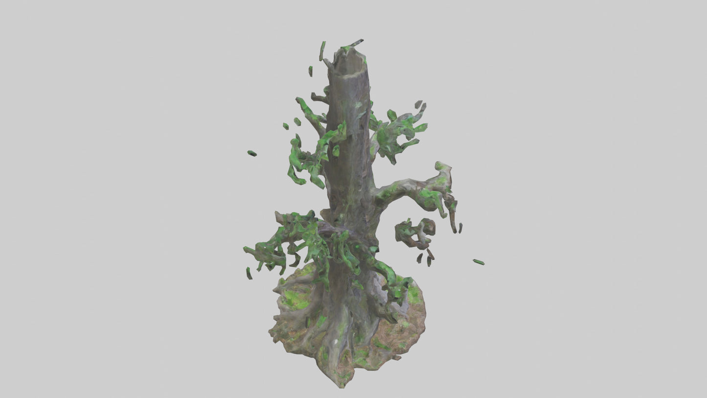 3D model Living Forest Sculpture statue model VR / AR / low-poly