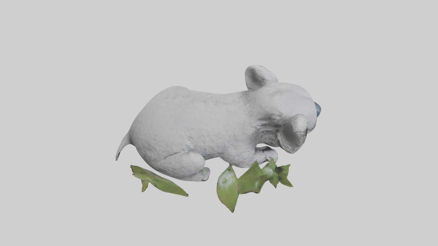 3D model Lying Koala Model 1 VR / AR / low-poly