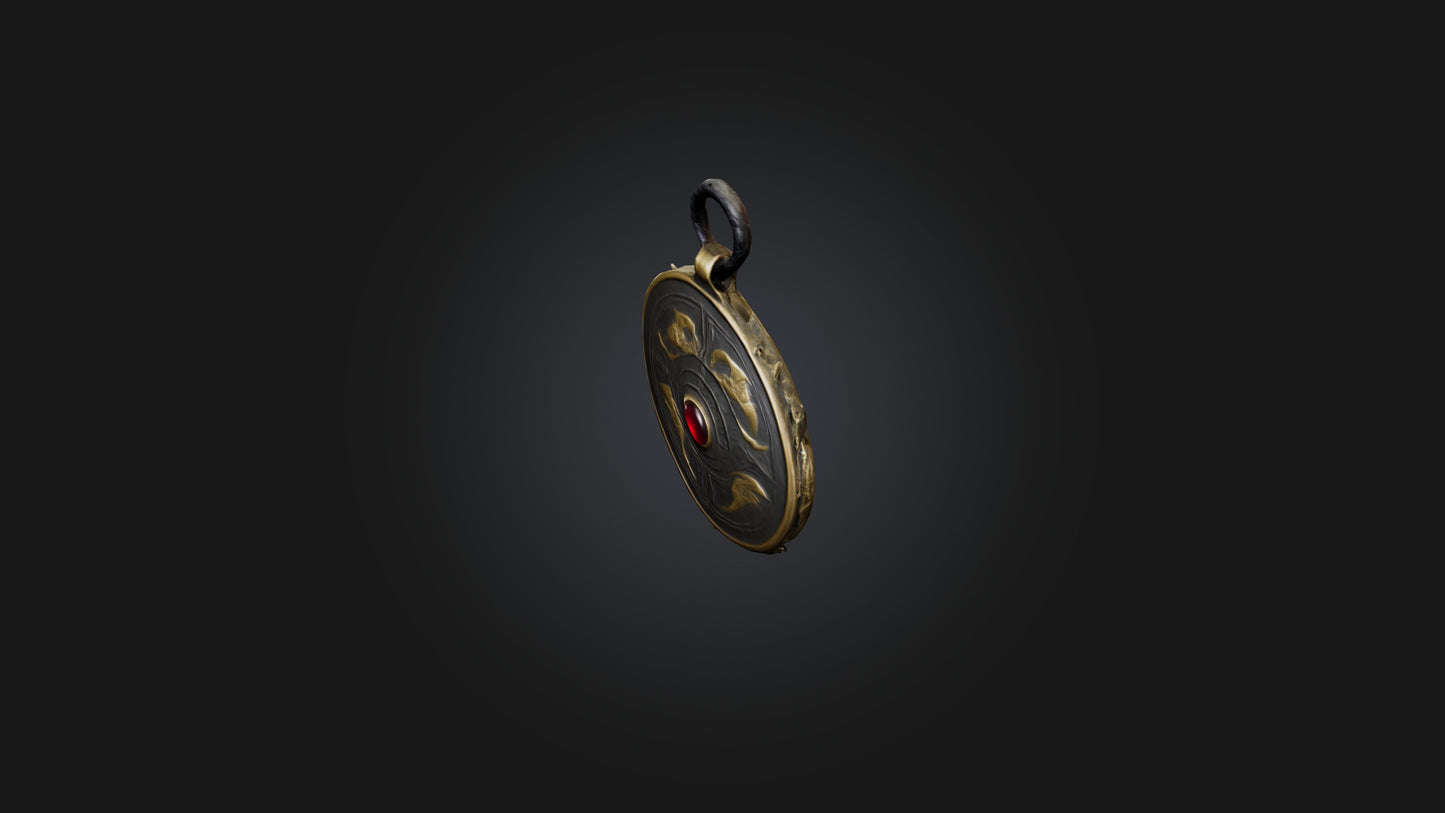 3D model Magic Amulet VR / AR / low-poly