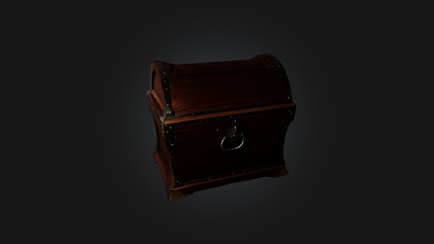 3D model Magic Chest VR / AR / low-poly