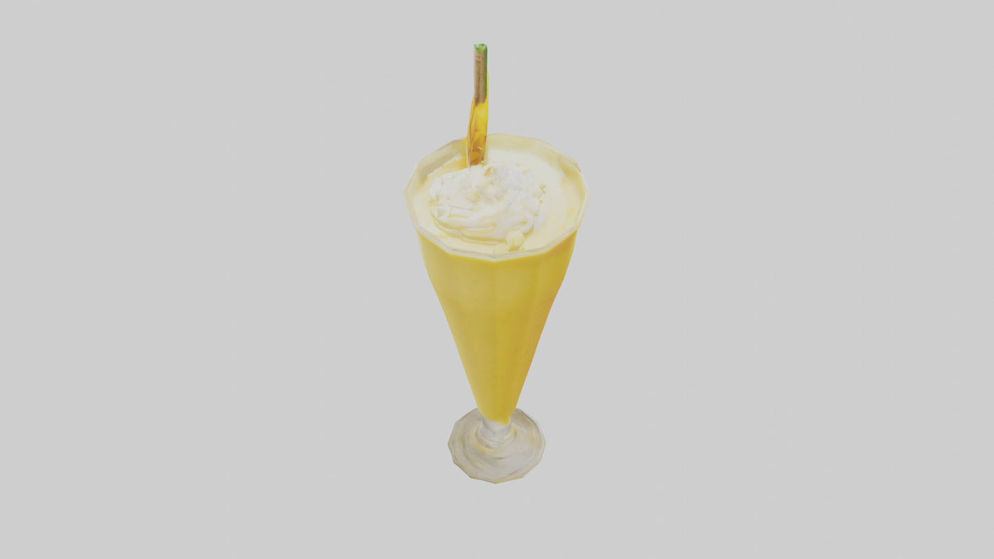 3D model Mango lassi model VR / AR / low-poly
