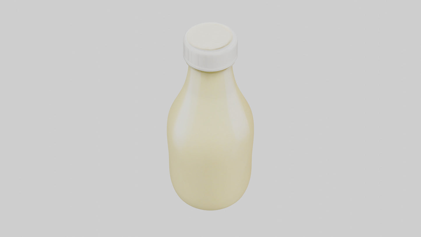 Mayonnaise Bottle model VR / AR / low-poly